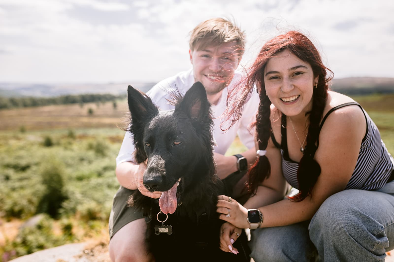 Ezgi and Josh during their engagement photos